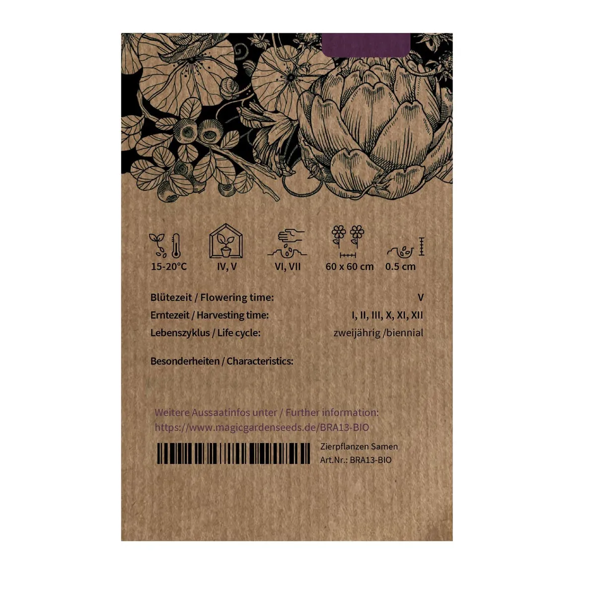 Rosenkohl 'Groninger' (Brassica oleracea var. gemmifera) Bio Saatgut