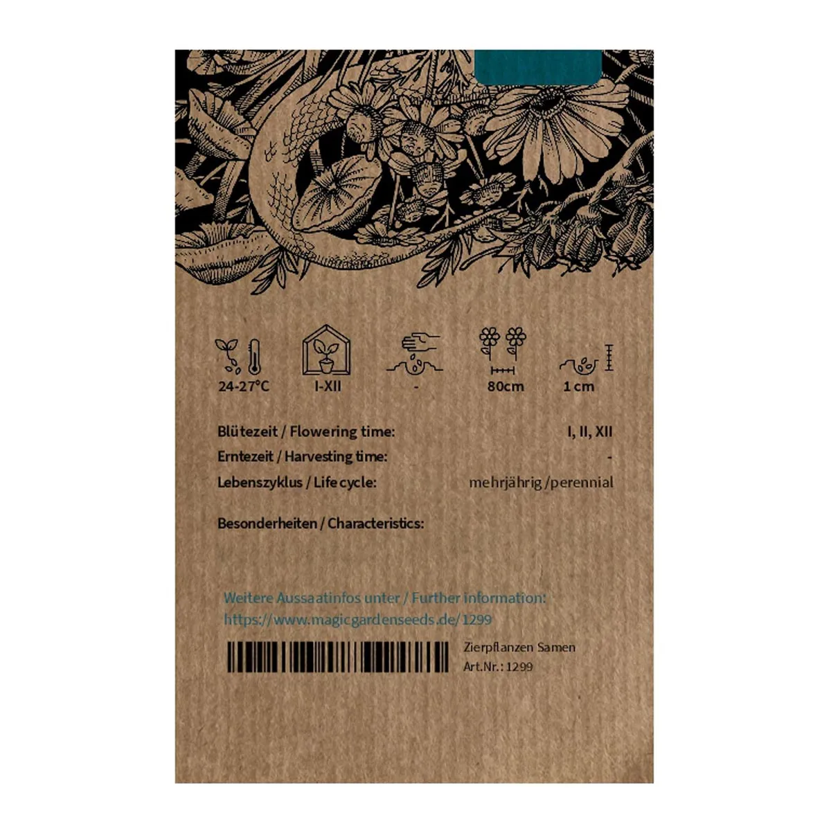 Ayahuasca-Liane / Yagé (Banisteriopsis caapi) Samen