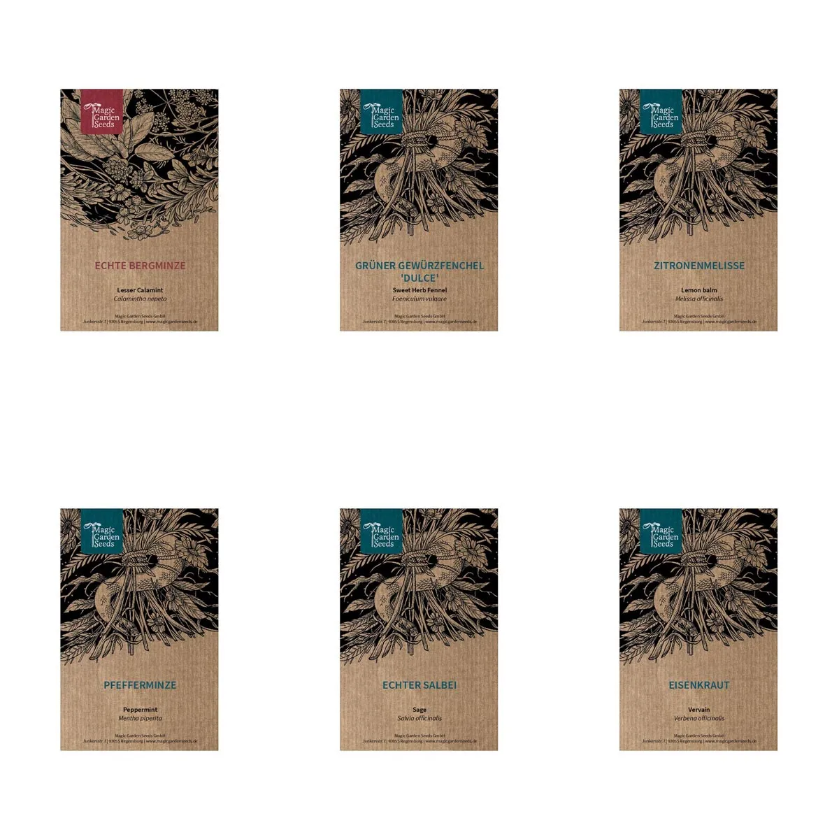 Selbstgemachter Kräutertee - Samen-Geschenkset
