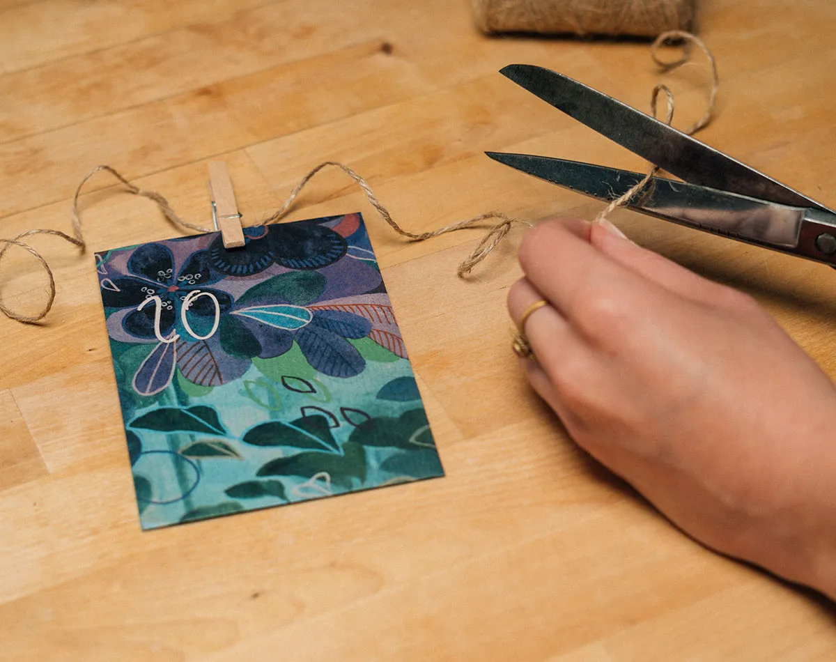 Adventskalender basteln