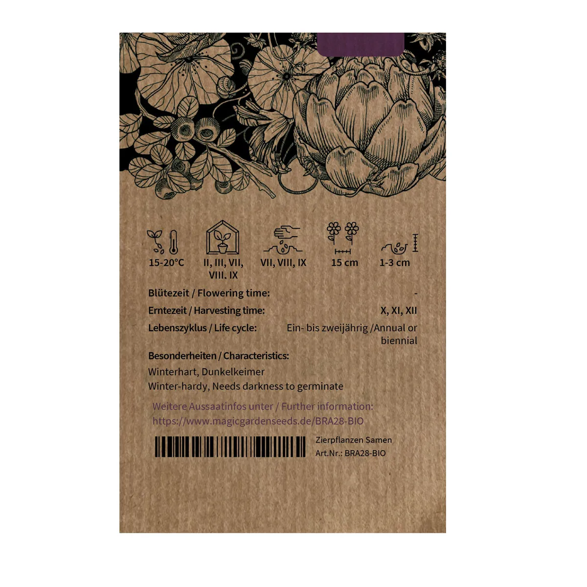 Winter Choi 'Golden Heart' (Brassica rapa var. chinensis) Bio-Saatgut