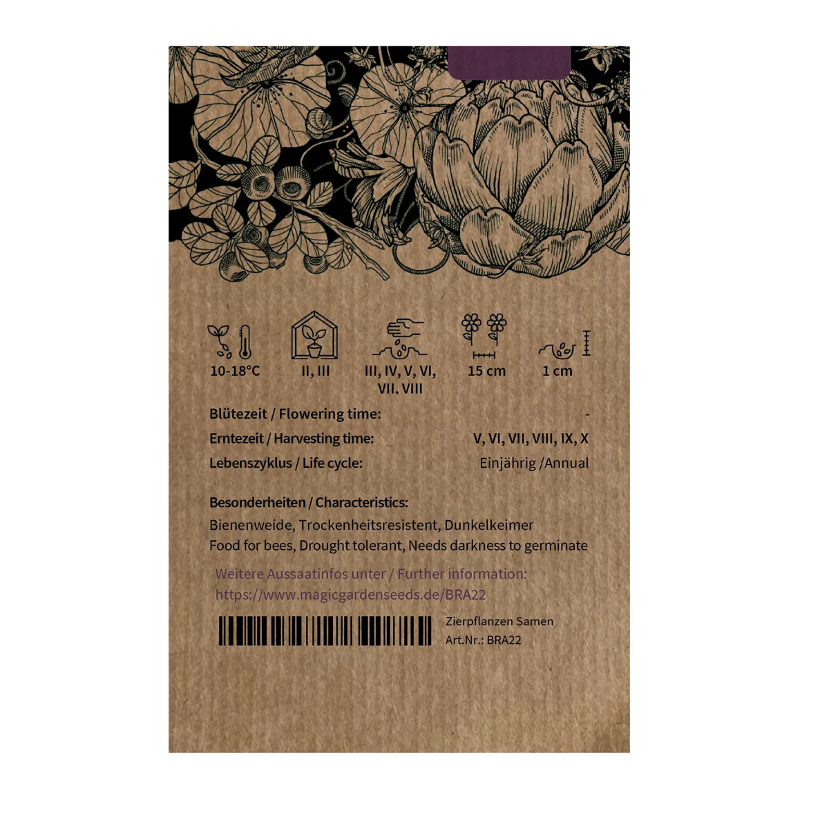 Abessinischer Kohl (Brassica carinata) Samen