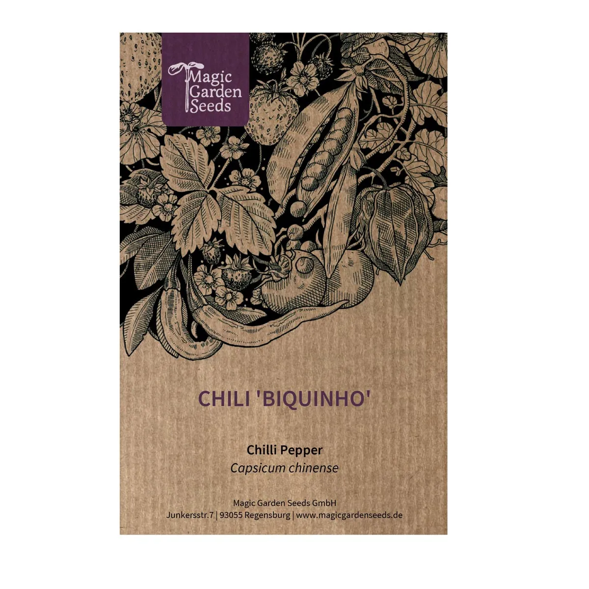 Chili 'Biquinho' (Capsicum chinense) Samen