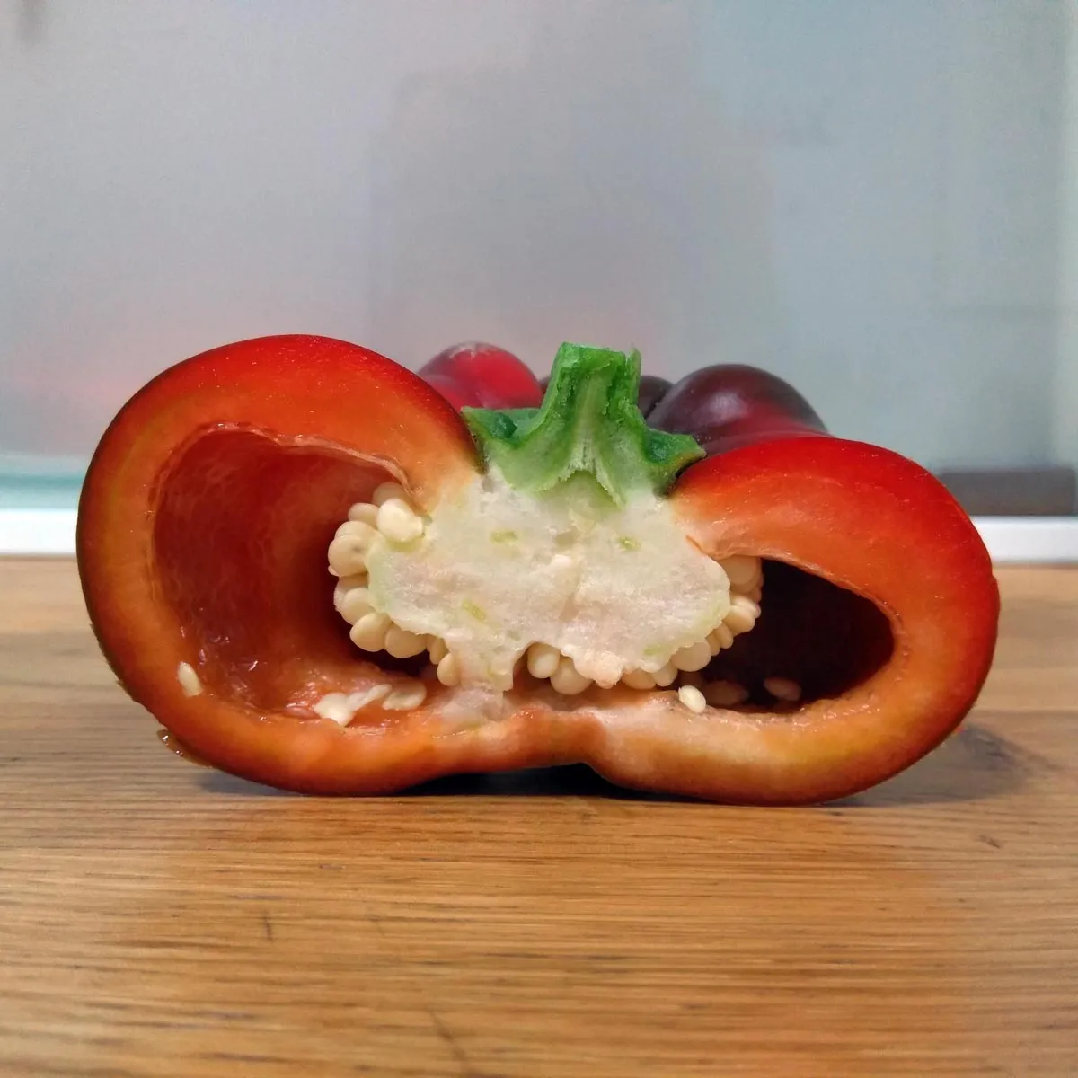 Tomaten-Paprika 'Topepo Rosso' (Capsicum annuum) Samen