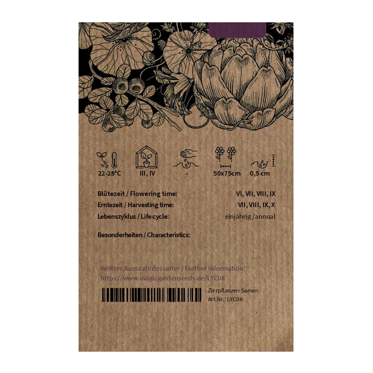 Tomate 'Berner Rose' (Solanum lycopersicum) Samen