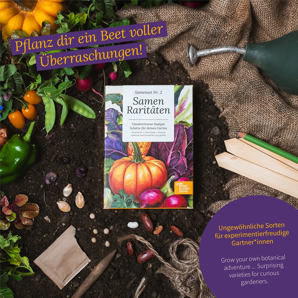 Samen Raritäten für deinen Garten- Samenset Nr. 2