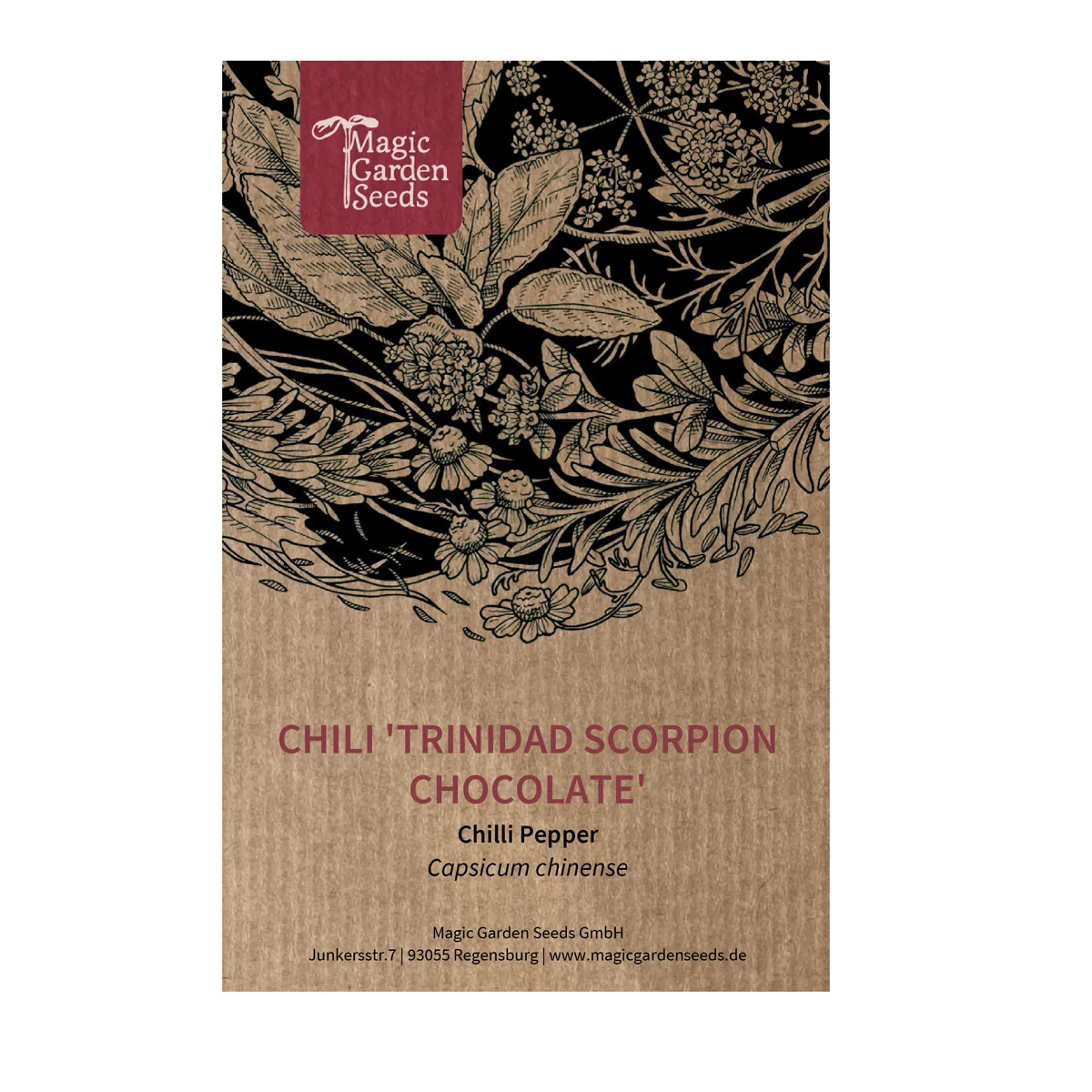 Chili 'Trinidad Scorpion Chocolate' (Capsicum chinense) Samen