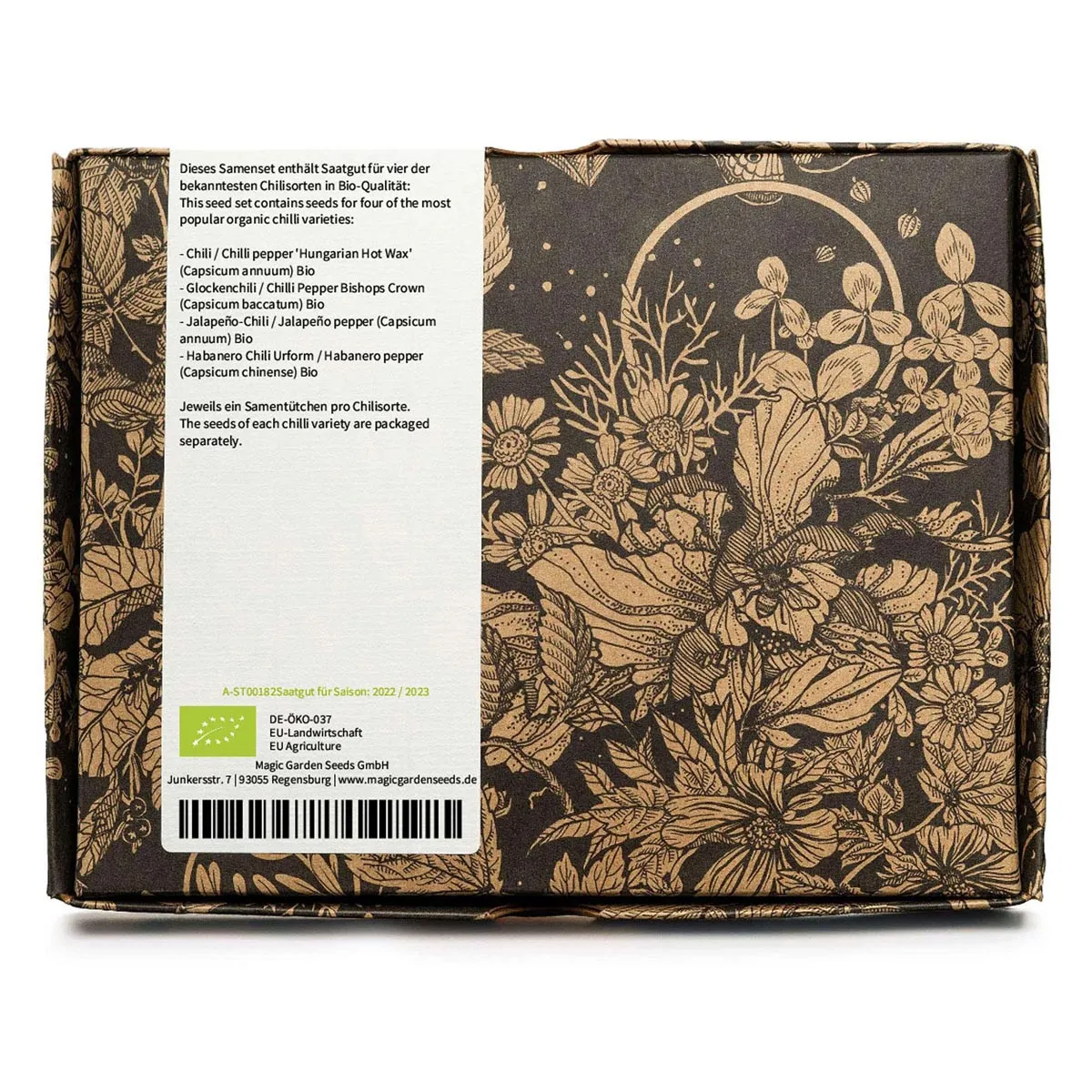 Bekannte klassische Chilisorten (Bio) - Samen-Geschenkset