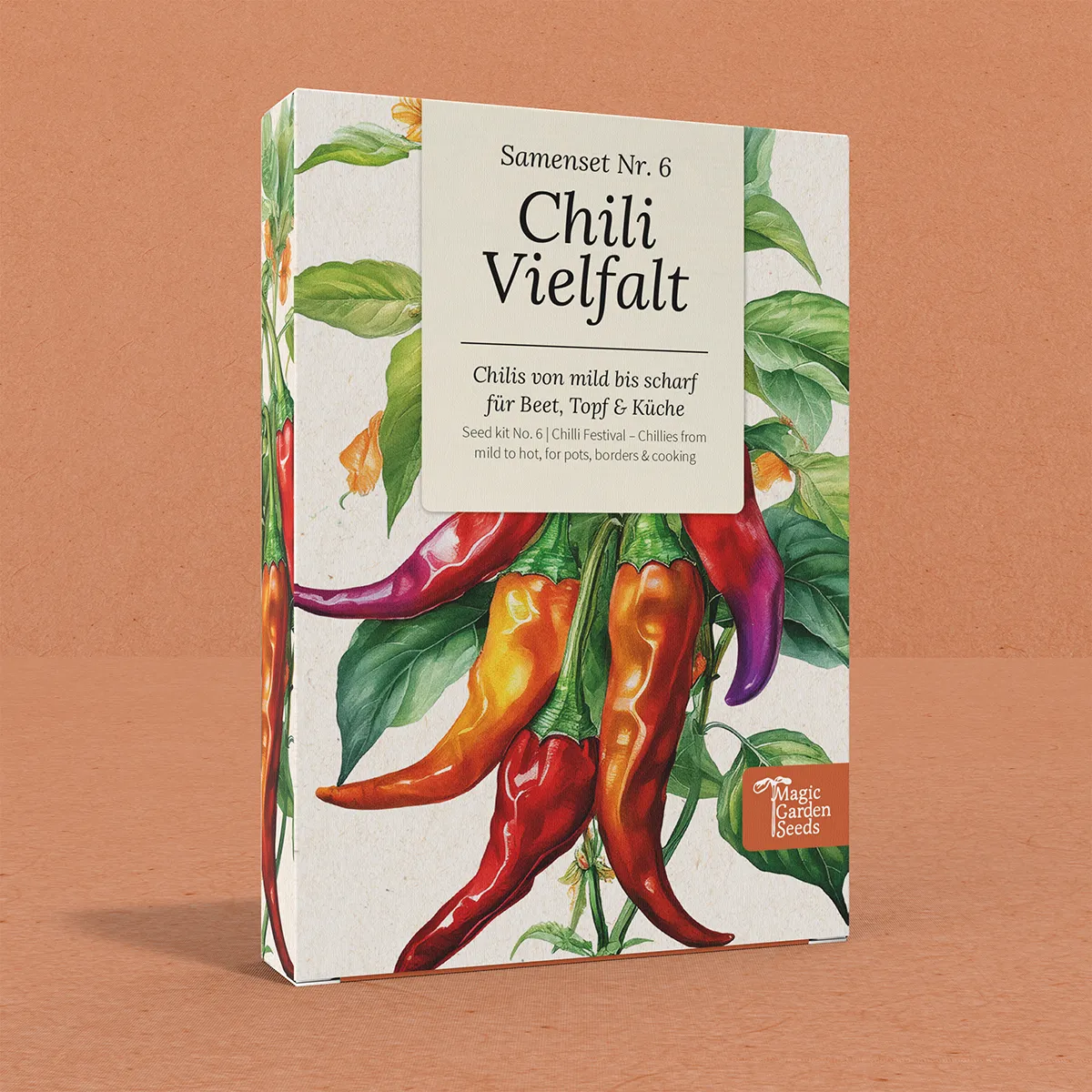 Chili Vielfalt von mild bis scharf- Samenset Nr.6
