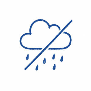 Symbol: zu trocken