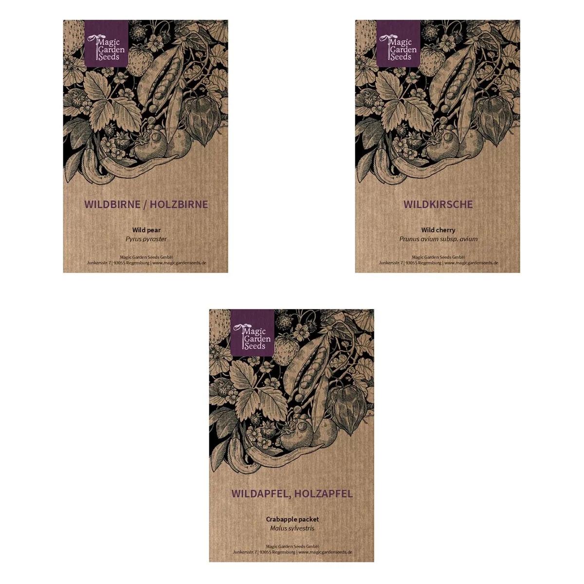 Wilde Obstbäume - Samen-Geschenkset