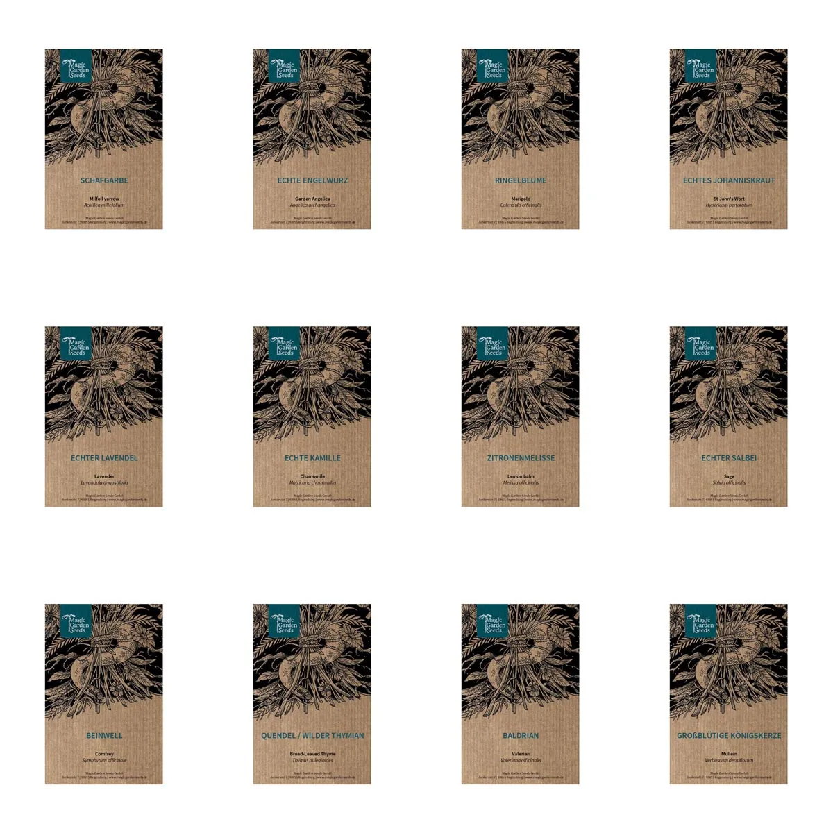 Mitteleuropäische Heilpflanzen - Samen-Geschenkset