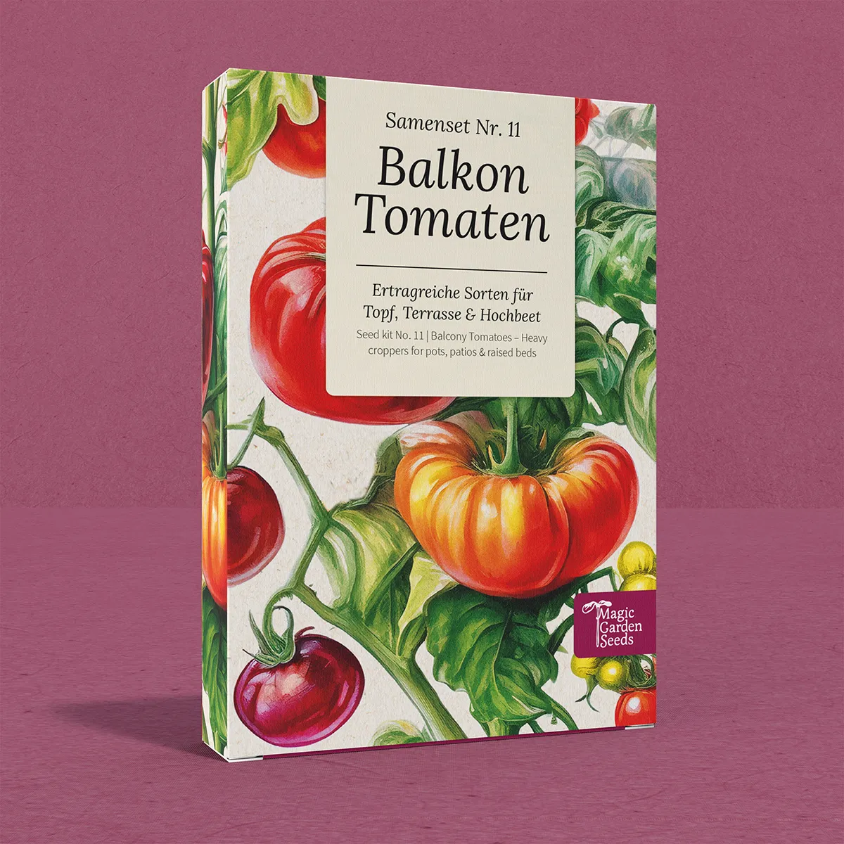 Balkon-Tomaten: Gute Sorten für Stadtgärtner:innen - Samenset Nr.11