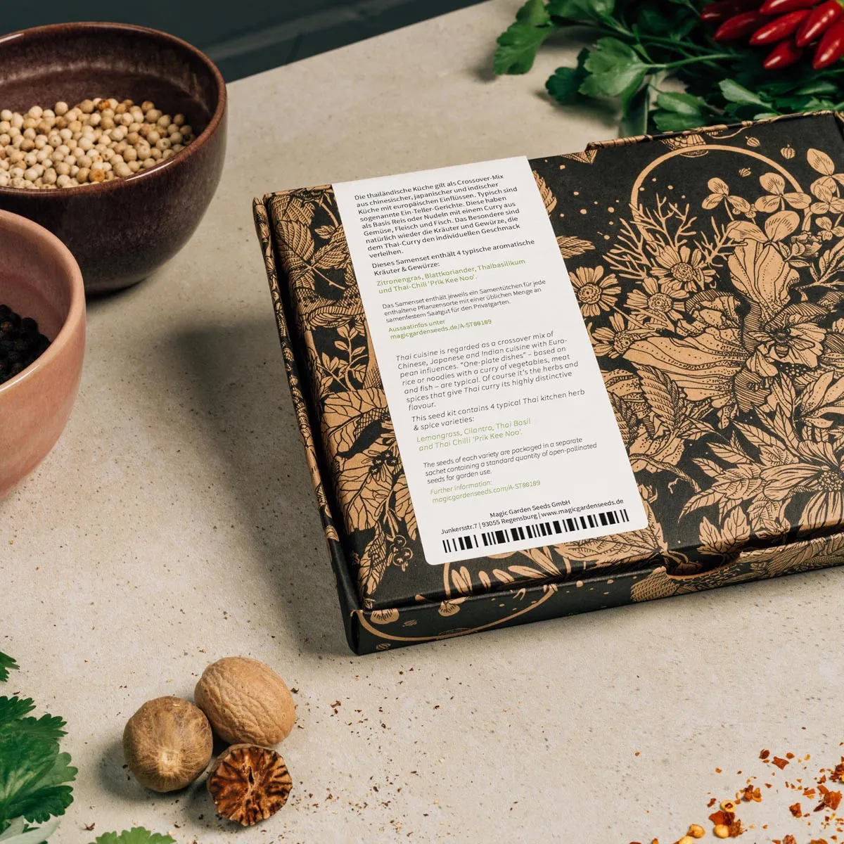 Kräuter der thailändischen Küche - Samen-Geschenkset