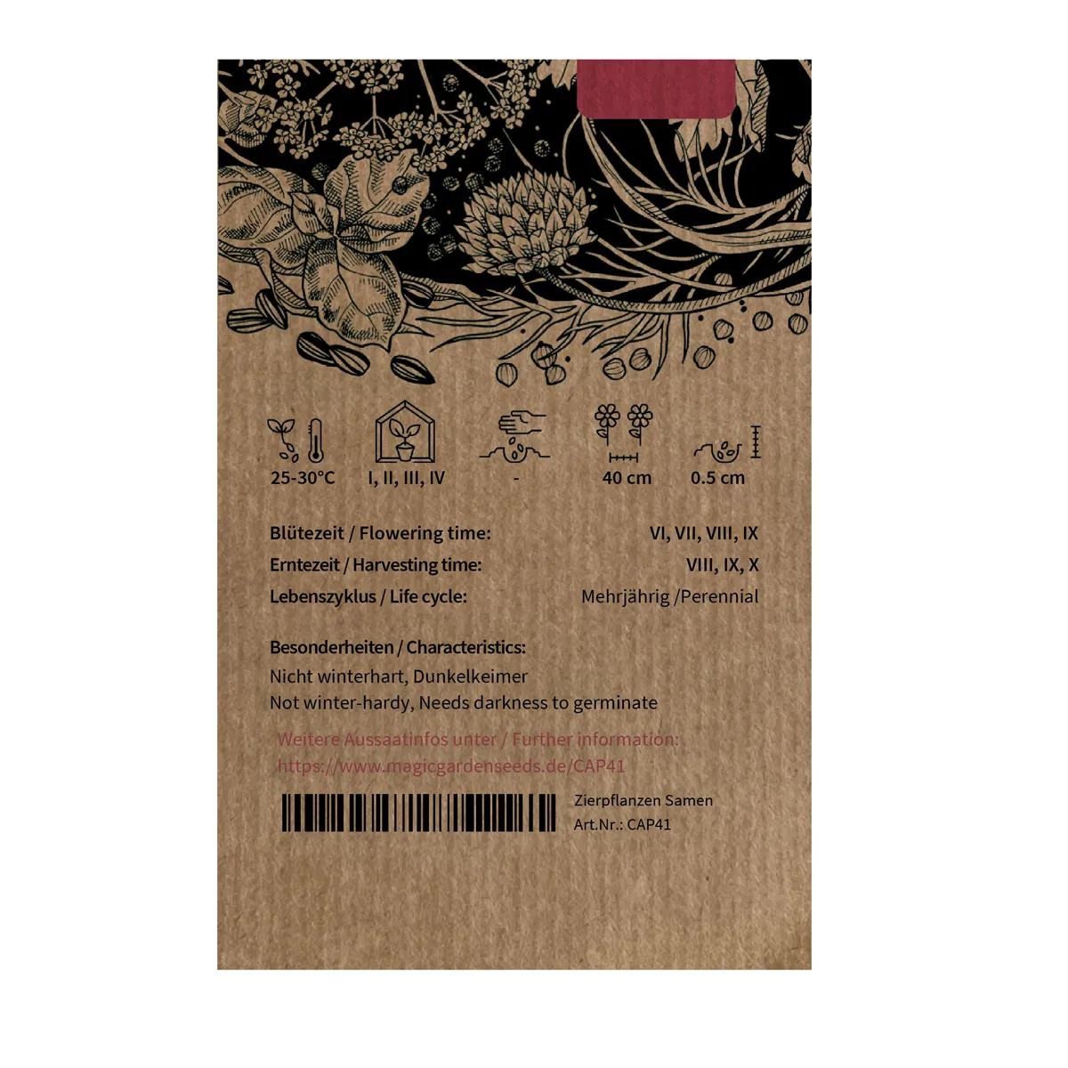 Chili 'Trinidad Scorpion Gelb' (Capsicum chinense) Samen