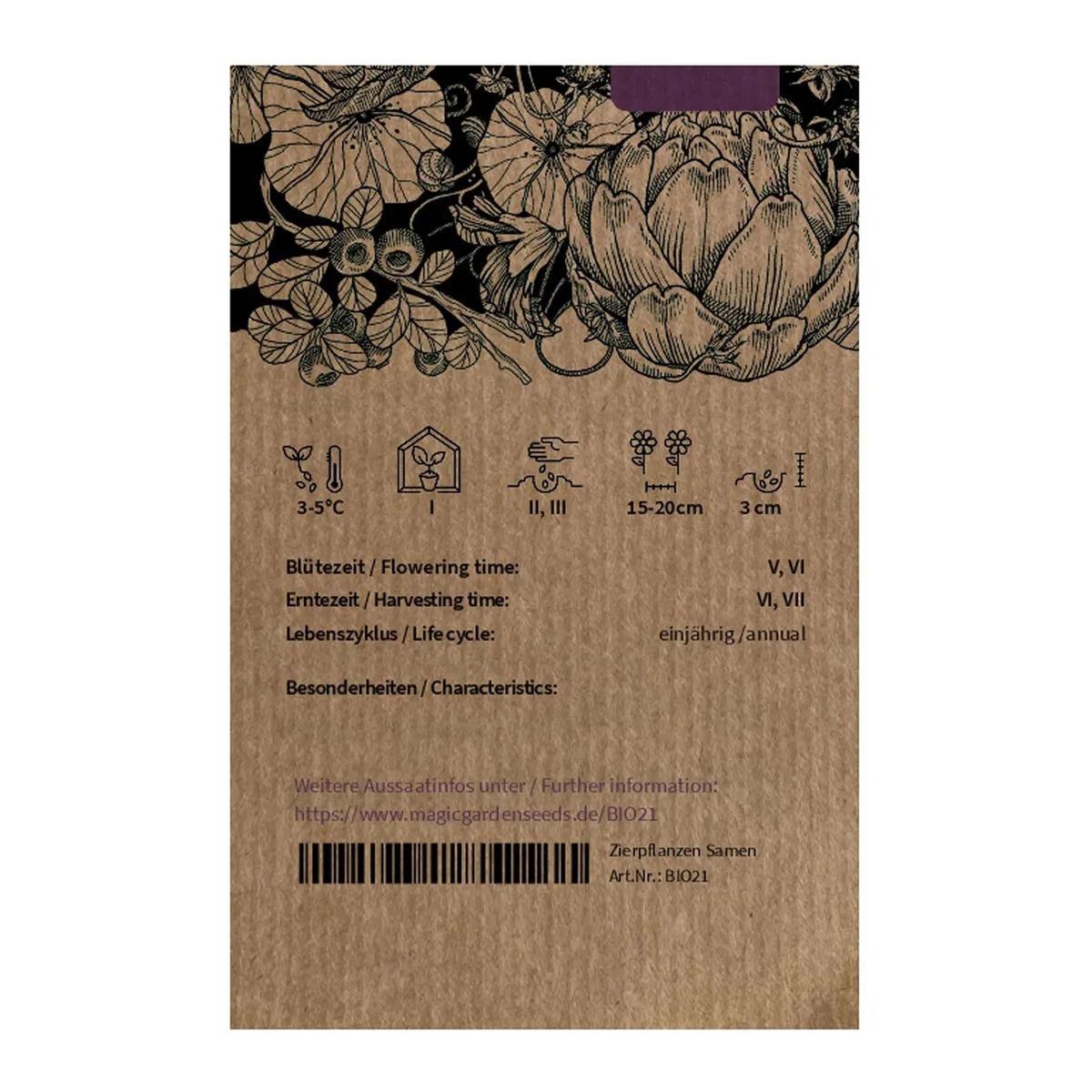 Puffbohne / Dicke Bohne 'Hangdown' (Vicia faba) Bio Saatgut