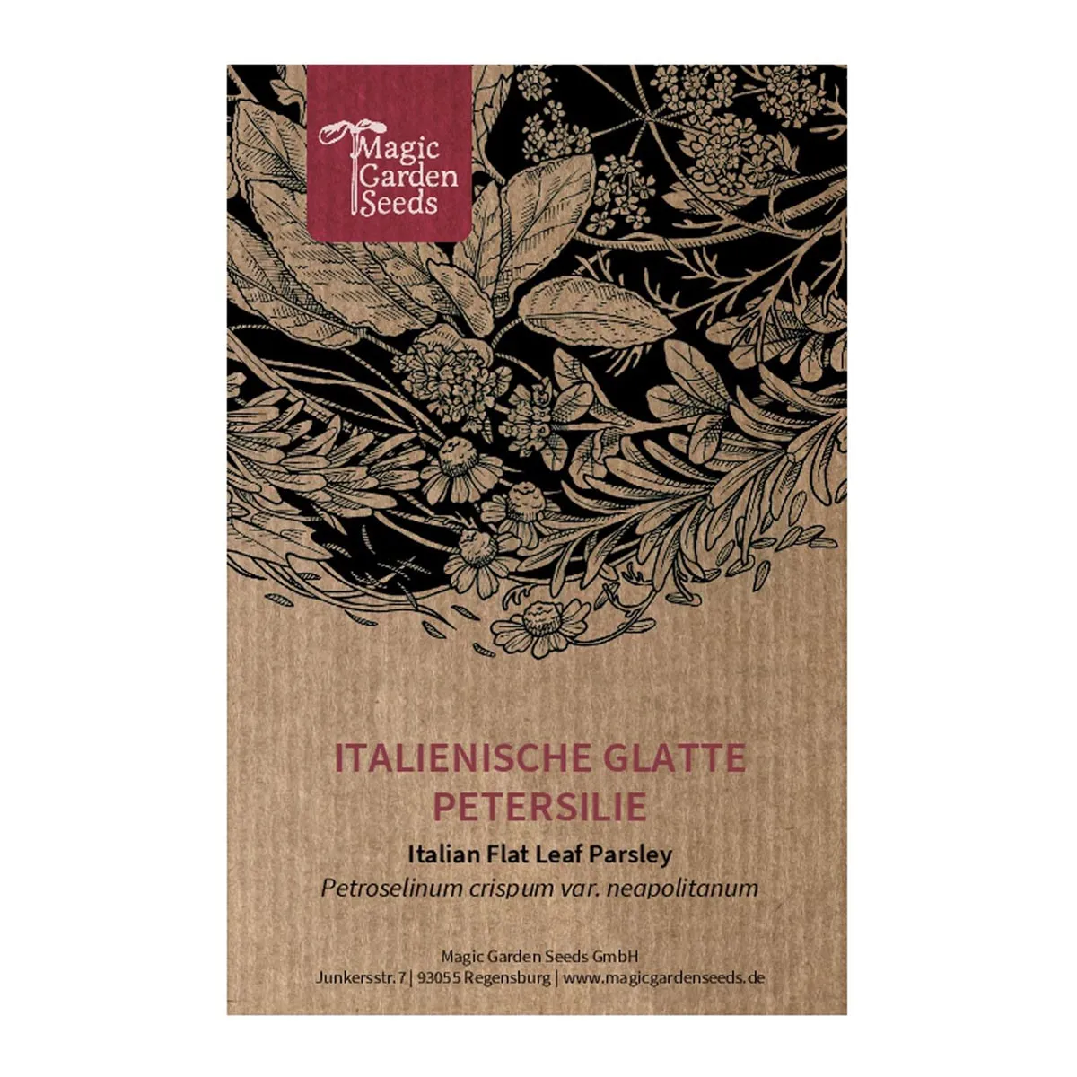 Italienische Glatte Petersilie 'Italian Giant' (Petroselinum crispum var. neapolitanum) Samen
