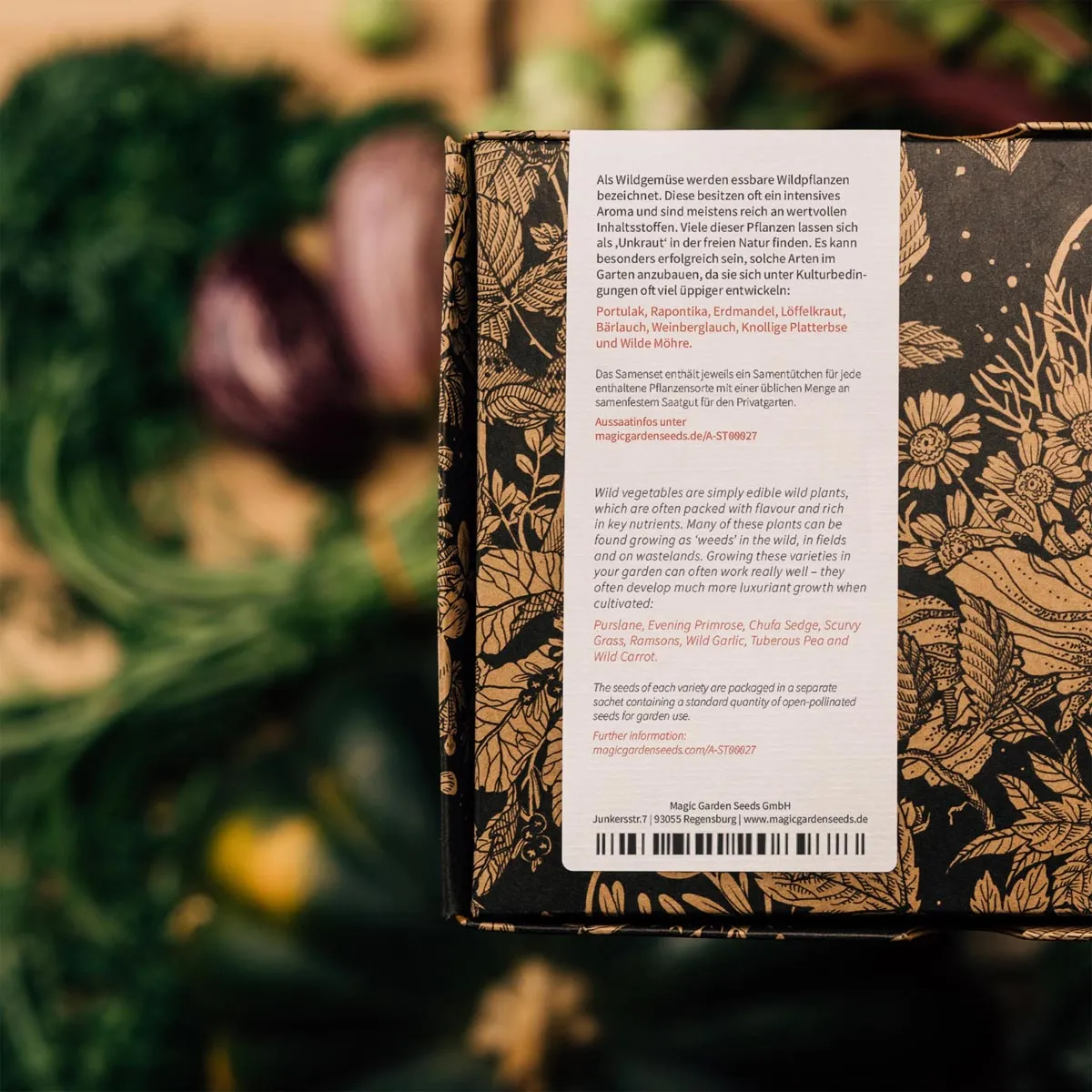 Aromatisches Wildgemüse - Samen-Geschenkset