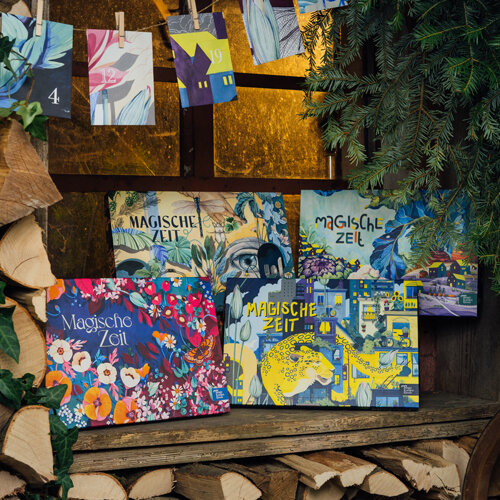 4 verschiedene Bio Saatgut Adventskalender