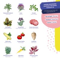 Gemüsesamen - 12 alte samenfeste Gemüsesorten - ursprünglich & köstlich - Einsteiger-Saatgutset