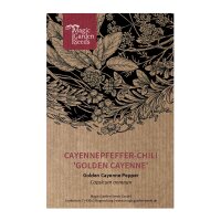 Cayennepfeffer-Chili Golden Cayenne (Capsicum annuum) Samen