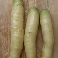 Weisse Möhre Blanche a Collet Vert (Daucus carota)...