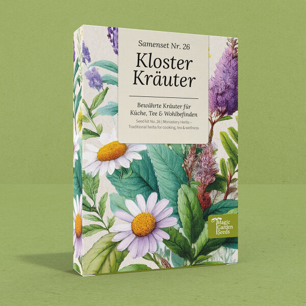Kloster-Kräuter: Traditionelle Sorten für Küche, Tee & Wohlbefinden - Samenset Nr.26