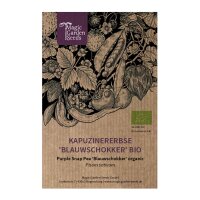 Kapuzinererbse Blauwschokker (Pisum sativum) Bio Saatgut